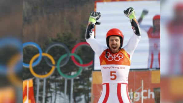 Winter Olympics 2018: Austria's Marcel Hirscher wins giant slalom for second gold at Pyeongchang Games