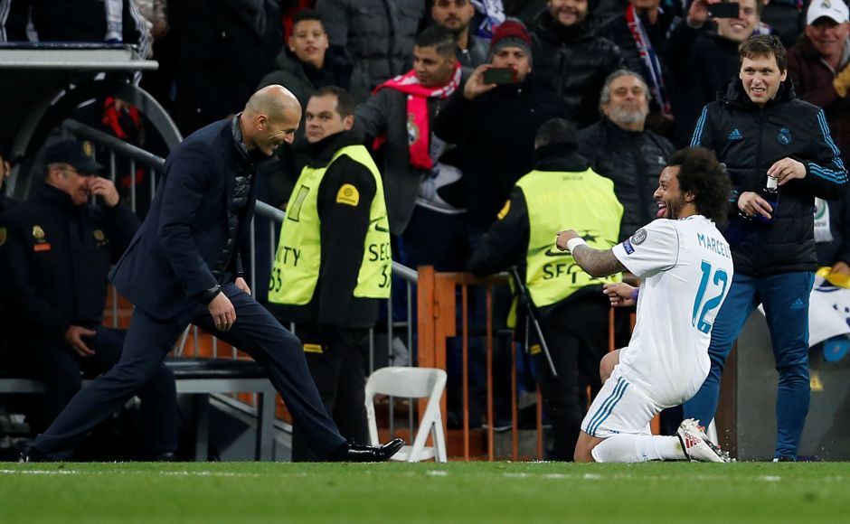 Ronaldo made it 2-1 in the 83rd minute before Marcelo sealed Madrid's win in the 86th minute. Reuters Ronaldo made it 2-1 in the 83rd minute before Marcelo sealed Madrid's win in the 86th minute. Reuters
