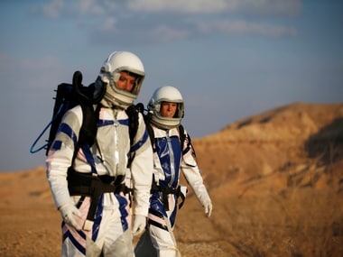 Israeli scientists participate in an experiment simulating a mission to Mars. Image: Reuters