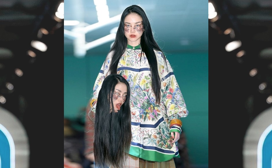 Gucci models carried their severed heads down the runway in Milan