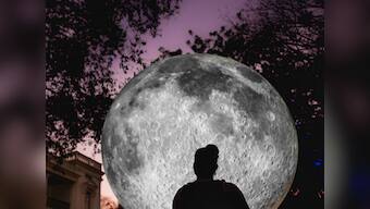 Museum of the Moon: Giant 23-ft Moon replica is being showcased in Victoria Memorial gardens in Kolkata this weekend