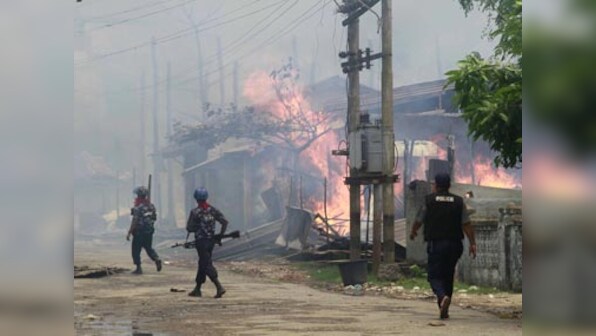 Three bombs explode in capital of Myanmar's Rakhine state, no deaths reported
