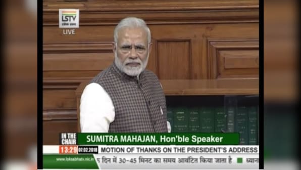 In Lok Sabha, Narendra Modi trains guns on Congress, blames it for Partition, policy paralysis, 'petty mindset'