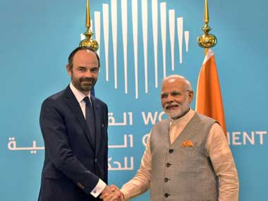 Narendra Modi meets French PM Edouard Philippe in Dubai, says he 'looks forward to' Emmanuel Macron's India visit Narendra Modi meets French PM Edouard Philippe in Dubai, says he 'looks forward to' Emmanuel Macron's India visit