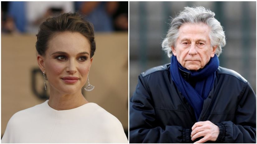 Natalie Portman (L) and Roman Polanski (R). Reuters