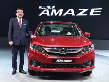 Auto Expo 2018 Honda Cars India Announces New Amaze Alongside New Cr V And Tenth Generation Civic Technology News Firstpost