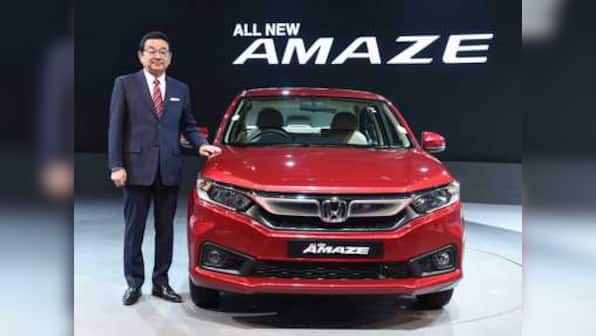 Auto Expo 2018: Honda Cars India announces new Amaze alongside new CR-V and tenth generation Civic