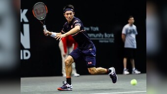 New York Open: Kei Nishikori makes winning return to ATP tour from injury; Steve Johnson knocked out