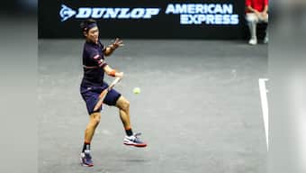 New York Open: Kei Nishikori edges past Radu Albot to set up semi-final clash with Kevin Anderson