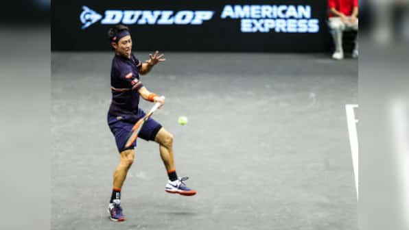 New York Open: Kei Nishikori edges past Radu Albot to set up semi-final clash with Kevin Anderson