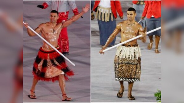Winter Olympics 2018: Tonga's Pita Taufatofua repeats Rio Olympics topless act at Pyeongchang opening ceremony