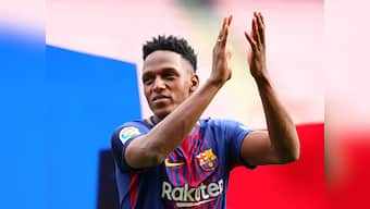Copa del Rey: Barcelona's Yerry Mina set to make debut in place of injured Gerard Pique in semis clash against Valencia