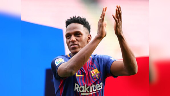 Copa del Rey: Barcelona's Yerry Mina set to make debut in place of injured Gerard Pique in semis clash against Valencia