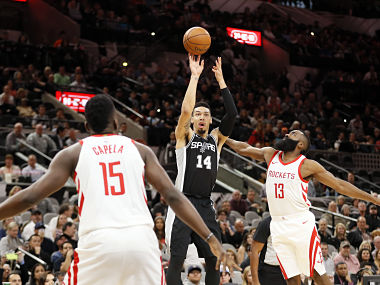 NBA: LaMarcus Aldridge, Danny Green shine as Spurs down Cavaliers; James Harden leads Rockets to victory NBA: LaMarcus Aldridge, Danny Green shine as Spurs down Cavaliers; James Harden leads Rockets to victory