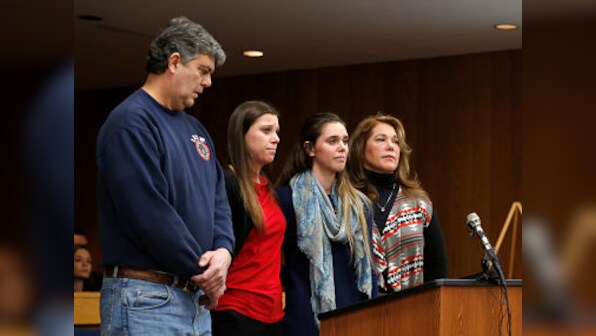 Larry Nassar's hearing halted after father of three victims lunges at disgraced former USA Gymnastics doctor