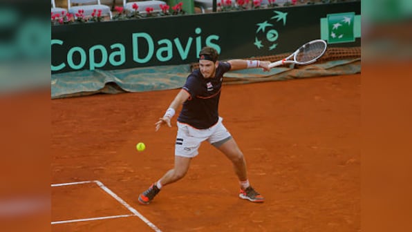 Davis Cup: Britain's Cameron Norrie stuns Spain's Roberto Bautista Agut; France level at 1-1 against Netherlands