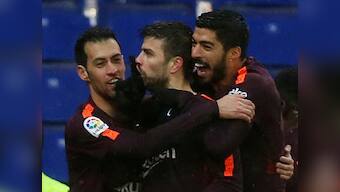 La Liga: Barcelona's Gerard Pique could face punishment for goal celebration against Espanyol, says league president