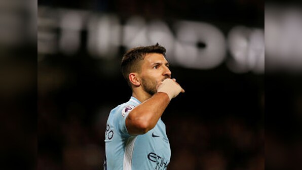 Premier League: 'Authentic legend' Sergio Aguero nets four goals as Manchester City thrash Leicester; Spurs rise to third