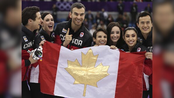Winter Olympics 2018: Figure skaters Tessa Virtue and Scott Moir inspire Canada to first gold at Pyeongchang