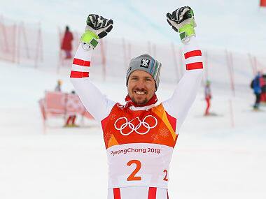 Winter Olympics 2018: Austrian Marcel Hirscher bags gold in alpine combined after stunning slalom run