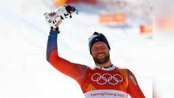 Winter Olympics 2018: Aksel Lund Svindal becomes oldest ever alpine skiing gold medallist after winning downhill title