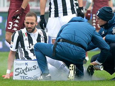 Italian Cup: Juventus striker Gonzalo Higuain ruled out of club's second-leg clash against Atalanta due to injury Italian Cup: Juventus striker Gonzalo Higuain ruled out of club's second-leg clash against Atalanta due to injury