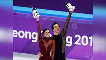 Winter Olympics 2018: Canada's Tessa Virtue and Scott Moir clinch ice dance gold after record-breaking performance