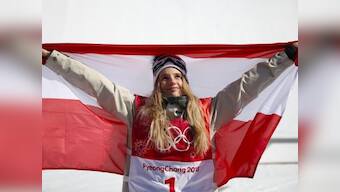 Winter Olympics 2018: World champion Anna Gasser pips American Jamie Anderson to win big air snowboarding gold
