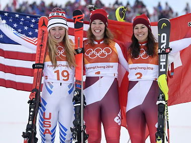 Winter Olympics 2018: Michelle Gisin pips Mikaela Shiffrin to gold in alpine combined as Lindsey Vonn fails to finish in slalom Winter Olympics 2018: Michelle Gisin pips Mikaela Shiffrin to gold in alpine combined as Lindsey Vonn fails to finish in slalom