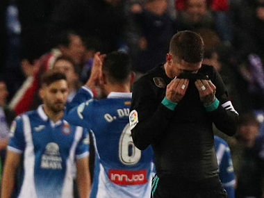 La Liga: Cristiano Ronaldo-less Real Madrid handed shock defeat by Espanyol ahead of Paris Saint-Germain tie La Liga: Cristiano Ronaldo-less Real Madrid handed shock defeat by Espanyol ahead of Paris Saint-Germain tie