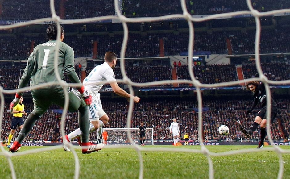 Adrien Rabiot gave PSG the lead in the 33rd minute with a side-footed shot past Keylor Navas. Reuters Adrien Rabiot gave PSG the lead in the 33rd minute with a side-footed shot past Keylor Navas. Reuters