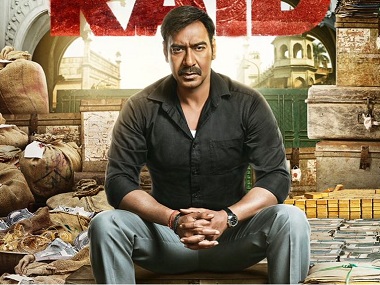 Raid: First look of Ajay Devgn's upcoming film looks intriguing; film to release on 16 March Raid: First look of Ajay Devgn's upcoming film looks intriguing; film to release on 16 March
