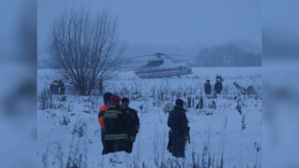 Moscow plane crash: Probe says speed-measuring instruments showing faulty information may have caused accident