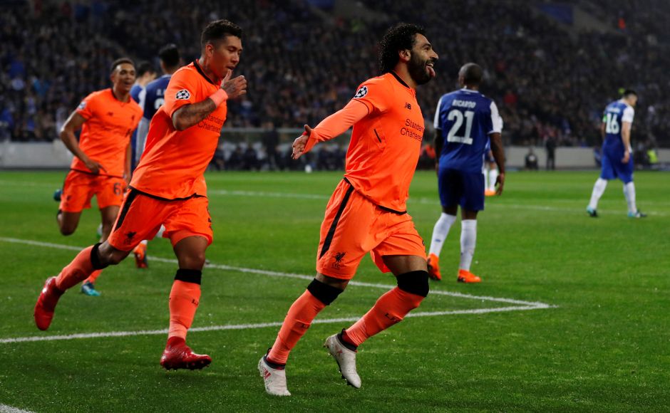 Mohamed Salah's purple patch continued as he netted Liverpool's second in the 29th minute after Mane opened their scoring four minutes before. Reuters Mohamed Salah's purple patch continued as he netted Liverpool's second in the 29th minute after Mane opened their scoring four minutes before. Reuters