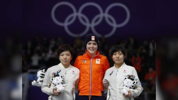 Winter Olympics 2018: Dutch dominance continues as speed skater Jorien ter Mors wins gold in 1,000m