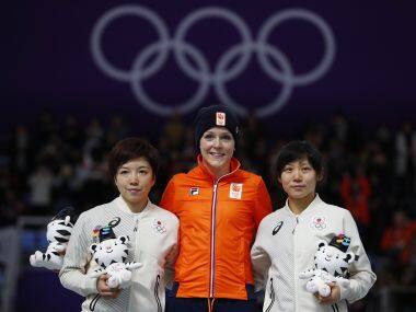 Winter Olympics 2018: Dutch dominance continues as speed skater Jorien ter Mors wins gold in 1,000m