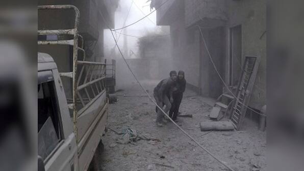 Syria conducts air strikes on rebel-held enclave in Damascus, kills 70 civilians, including 18 children