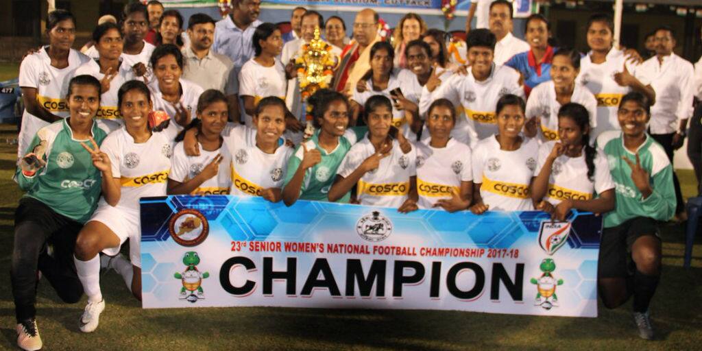Tamil Nadu win maiden senior women's national football championship