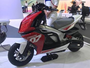 Auto Expo 2018: The TVS Creon concept scooter uses electricity to out-accelerate most sports cars