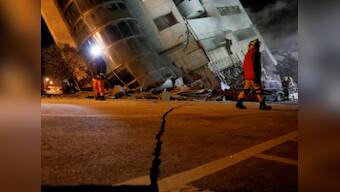 Taiwan earthquake: Five killed, 247 injured as emergency responders struggle to locate the dozens missing
