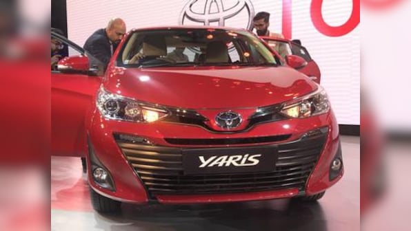 Auto Expo 2018: The Toyota Yaris sedan will arrive in May with a 1.5-litre engine in CVT and MT variants