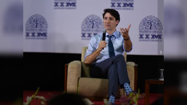 Donald Trump and I are similar, our policies worked well for our economies, says Justin Trudeau at IIM Ahmedabad