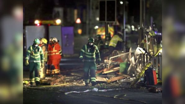 Six injured in Leicester after explosion rocks central English city; British police denies terror links