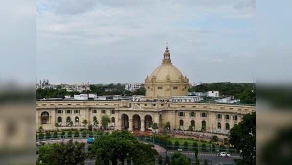 Ruckus in UP Assembly on first day of budget session; Opposition throws paper balls, planes during governor's address