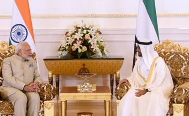 Narendra Modi in UAE: PM meets Crown Prince of Abu Dhabi Mohamed bin Zayed, signs five bilateral deals