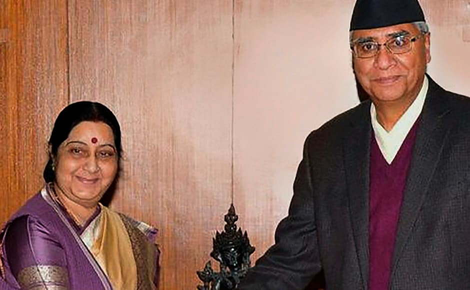 The MEA minister also called on outgoing prime minister Sher Bahadur Deuba at his residence on Friday. PTI The MEA minister also called on outgoing prime minister Sher Bahadur Deuba at his residence on Friday. PTI