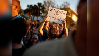 Florida shooting: Thousands attend vigil to mourn 17 victims at Marjory Stoneman Douglas High School