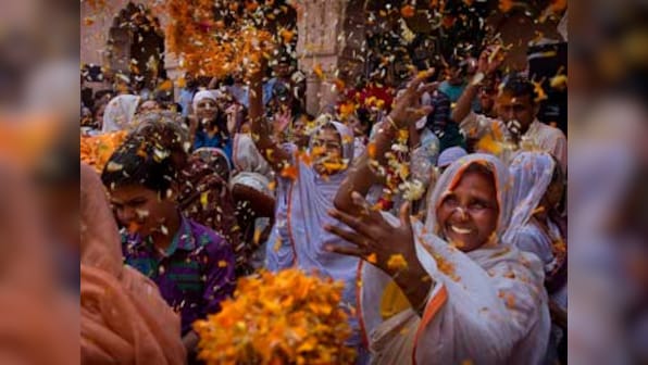 Holi celebration 2018: Vrindavan widows to present 11 earthen pots of gulaal, sweets to Narendra Modi 'bhaiya'