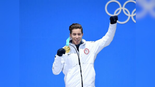 Winter Olympics 2018: Shaun White claims gold in snowboarding as strong winds cause chaos on Day 5