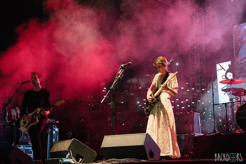 Wolf Alice perform at Backdoors 2018 in Mumbai. Photo © Akhil Gusain